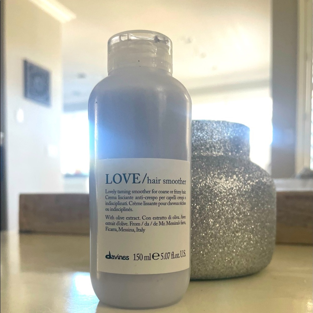 Davines Love hair smoother. 150ml 5.07 fl oz, used 2x.